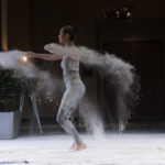 Dance photography with flour